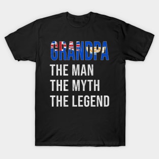 Grand Father Anguillan Grandpa The Man The Myth The Legend - Gift for Anguillan Dad With Roots From  Anguilla T-Shirt